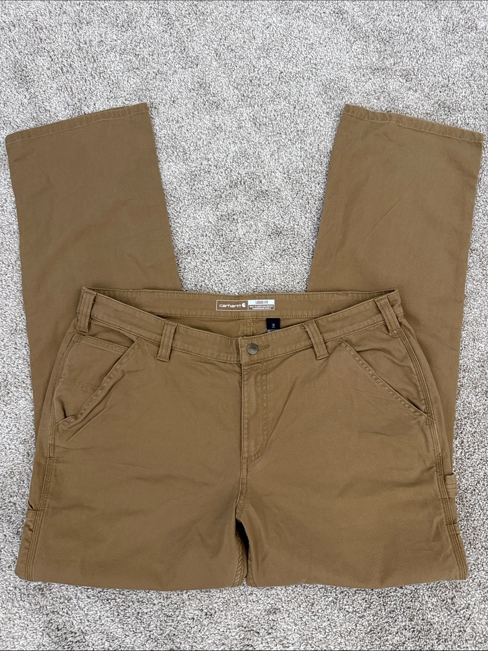Carhartt Women's Rugged Flex Loose Fit Canvas Work Pants 16T NWT - Picture 6 of 6